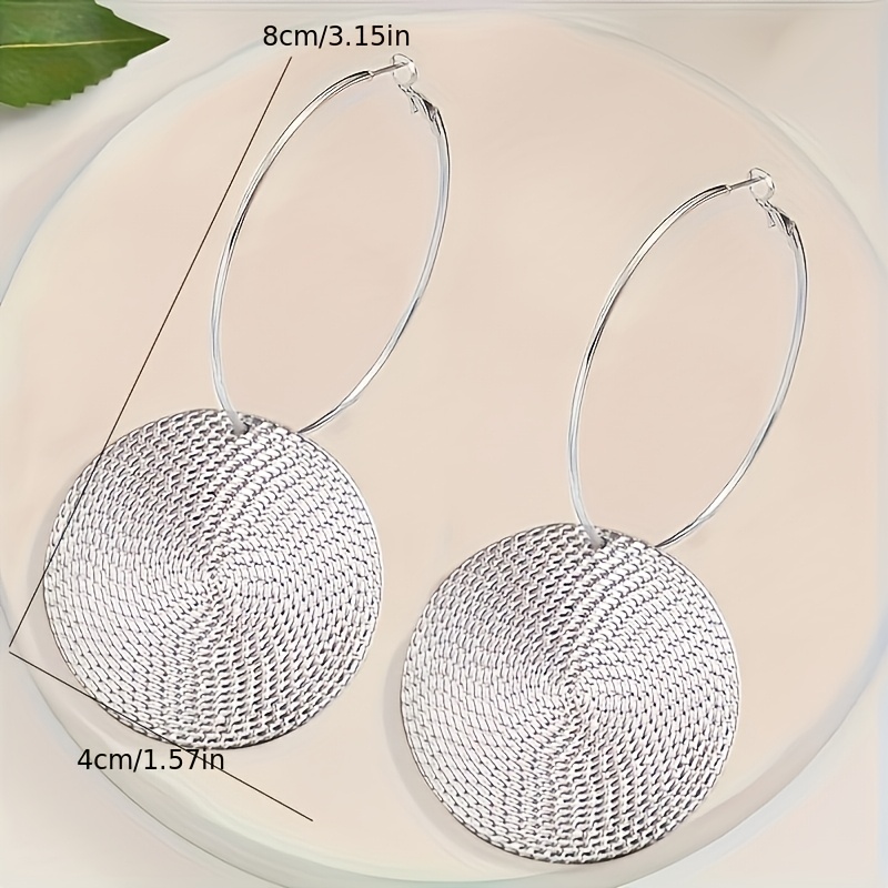 Women's Creative Geometric Spiral Pattern Hoop Earrings — Daily Style